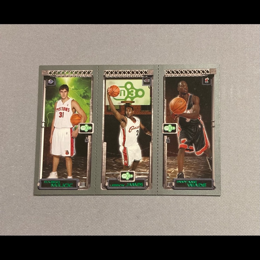 Lebron AND Dwayne Wade Rookie 2003 Card Mint